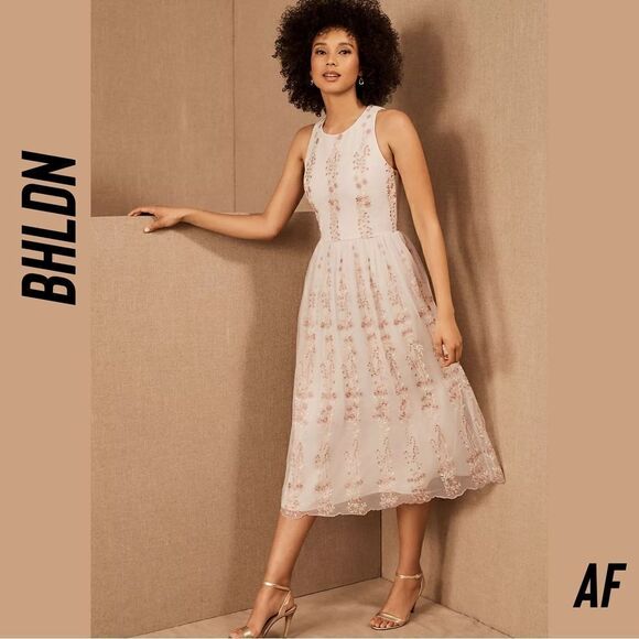 BHLDN PARSONS DRESS IN IVORY NEW SIZE 14 - Picture 1 of 9